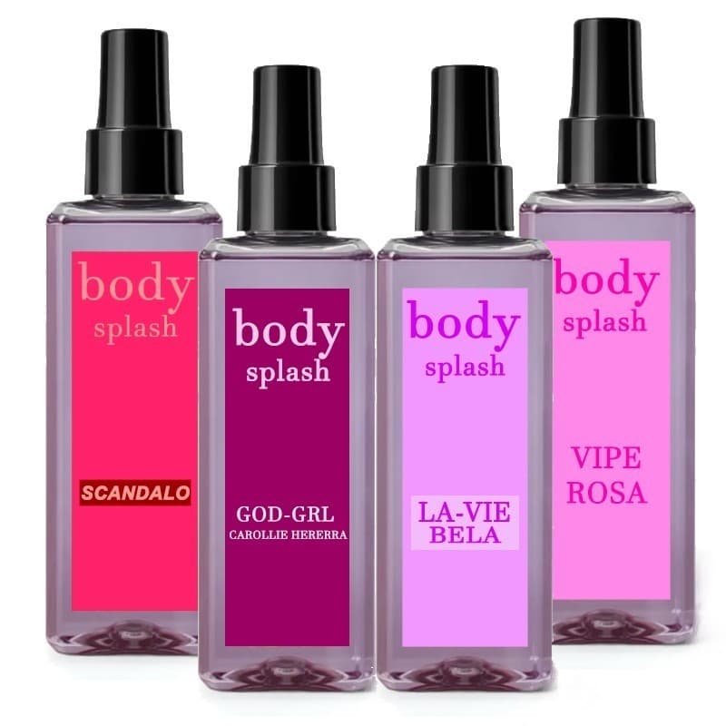 KIT 4 PERFUME FEMININO ALTA FIXAÇAO IMPORTADO SPRAY PERFUME